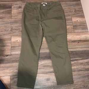 Olive Green Skinny Jeans